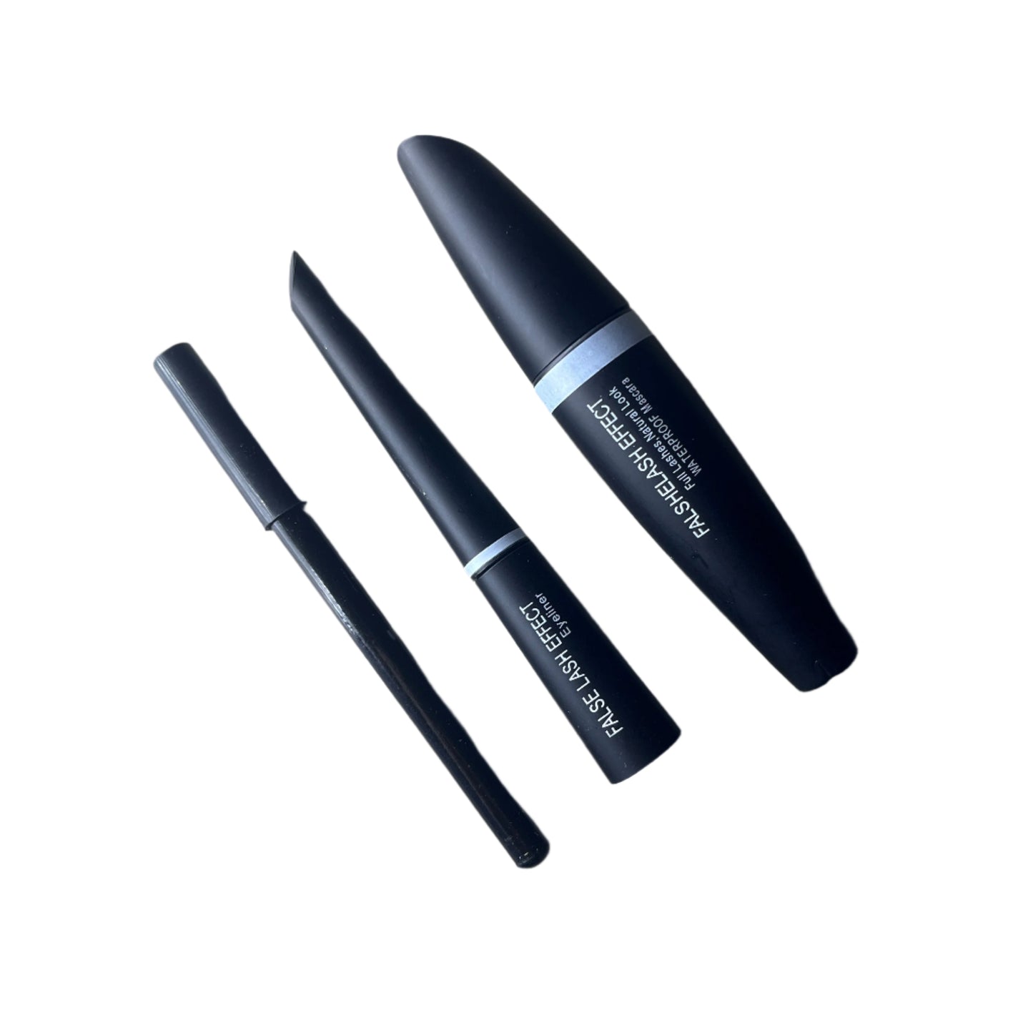 Luvian Beauty False Lash Effect 3-in-1 Set – Mascara, Liquid Eyeliner & Eyebrow Pencil